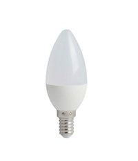 Lampadina Led 6watt A Candela Attacco E14 6500k 3000k 4000k Basso Consumo C3603  -bianco Caldo      -