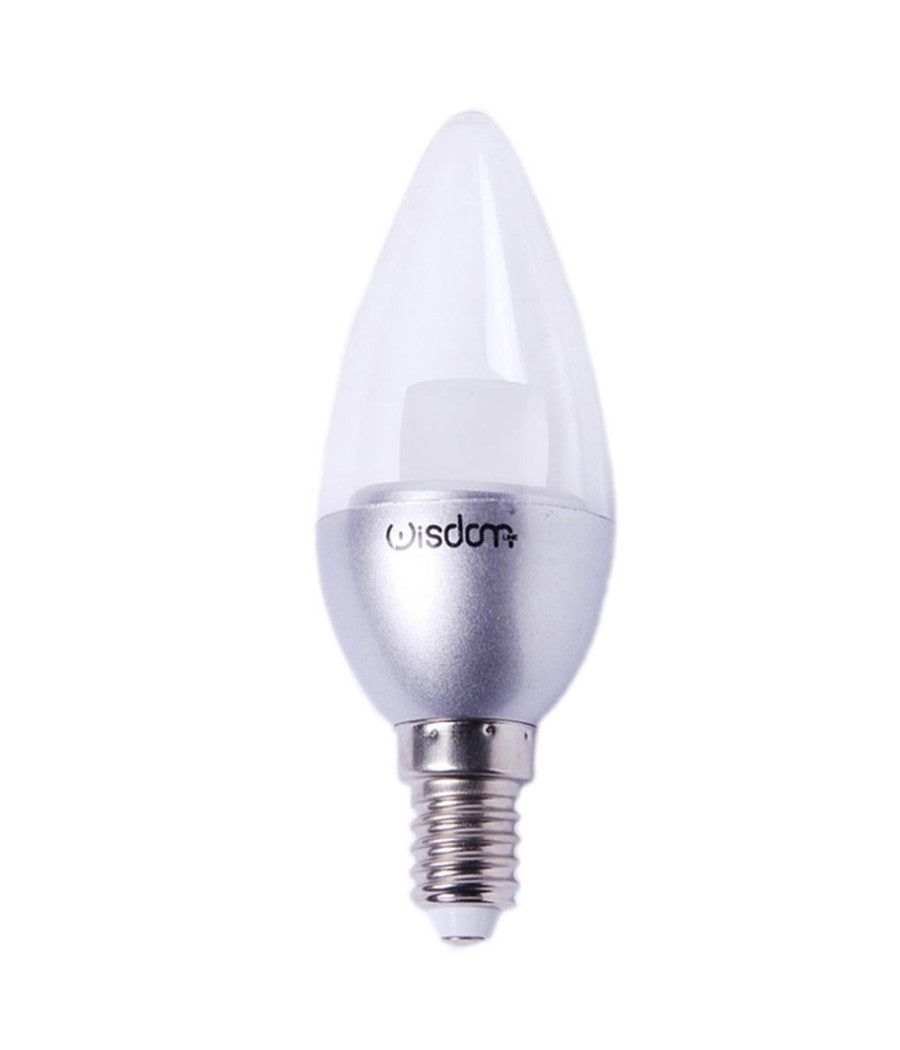 Lampadina Led A Candela Con Attacco Piccolo E14 Da 4w Luce Freddo Naturale Caldo  -bianco Caldo      -