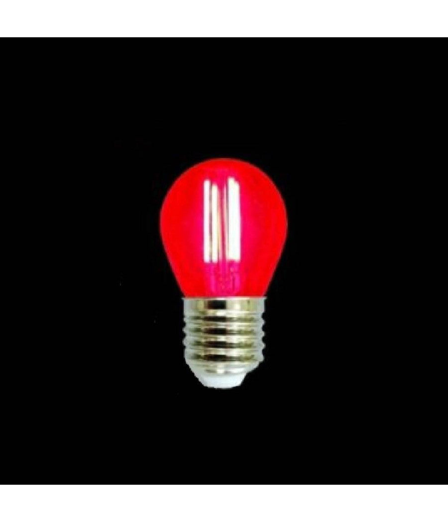 Lampadina Led A Filamento G45 Attacco E27 4w A Globo Luce Colorata Rosso G45a-tr         