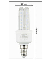 Lampadina Led Attacco E14 2u 4 W Luce Fredda Calda Naturale Illuminazione 2u-01  -bianco Caldo      -