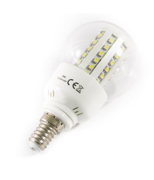 Lampadina Led Con 60smd E27 E14 9w Lunga Durata - Luce Calda E Fredda  -bianco Freddo      E14-