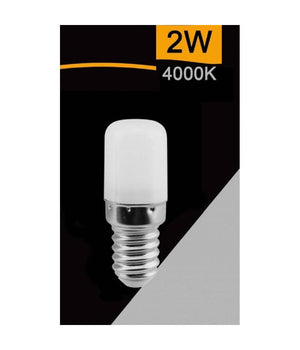 Lampadina Led E14 2watt Luce 4000k 6500k 3000k Per Frigorifero Sparac-e14-2w-0s2         