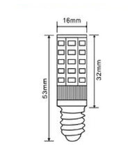 Lampadina Led E14 3.5 Watt Luce Naturale 4000k Calda 3000k Fredda 6500k E14-11         