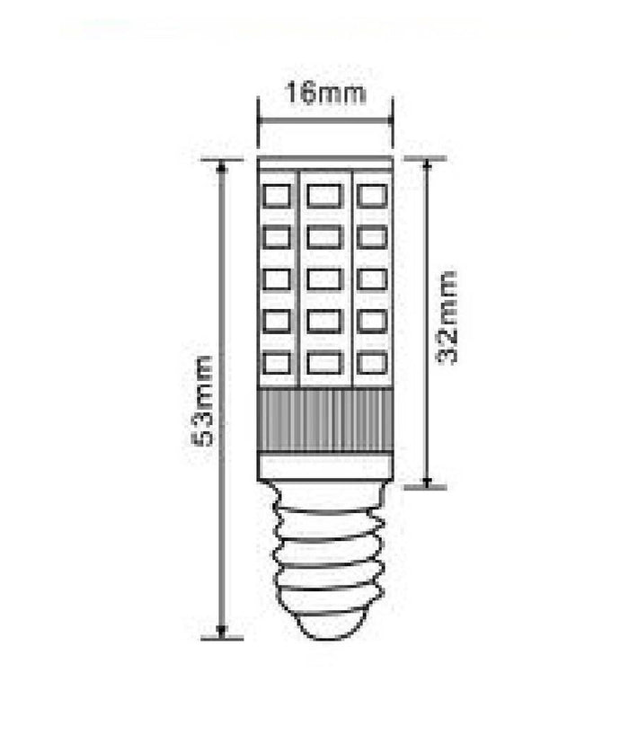 Lampadina Led E14 3.5 Watt Luce Naturale 4000k Calda 3000k Fredda 6500k E14-11         