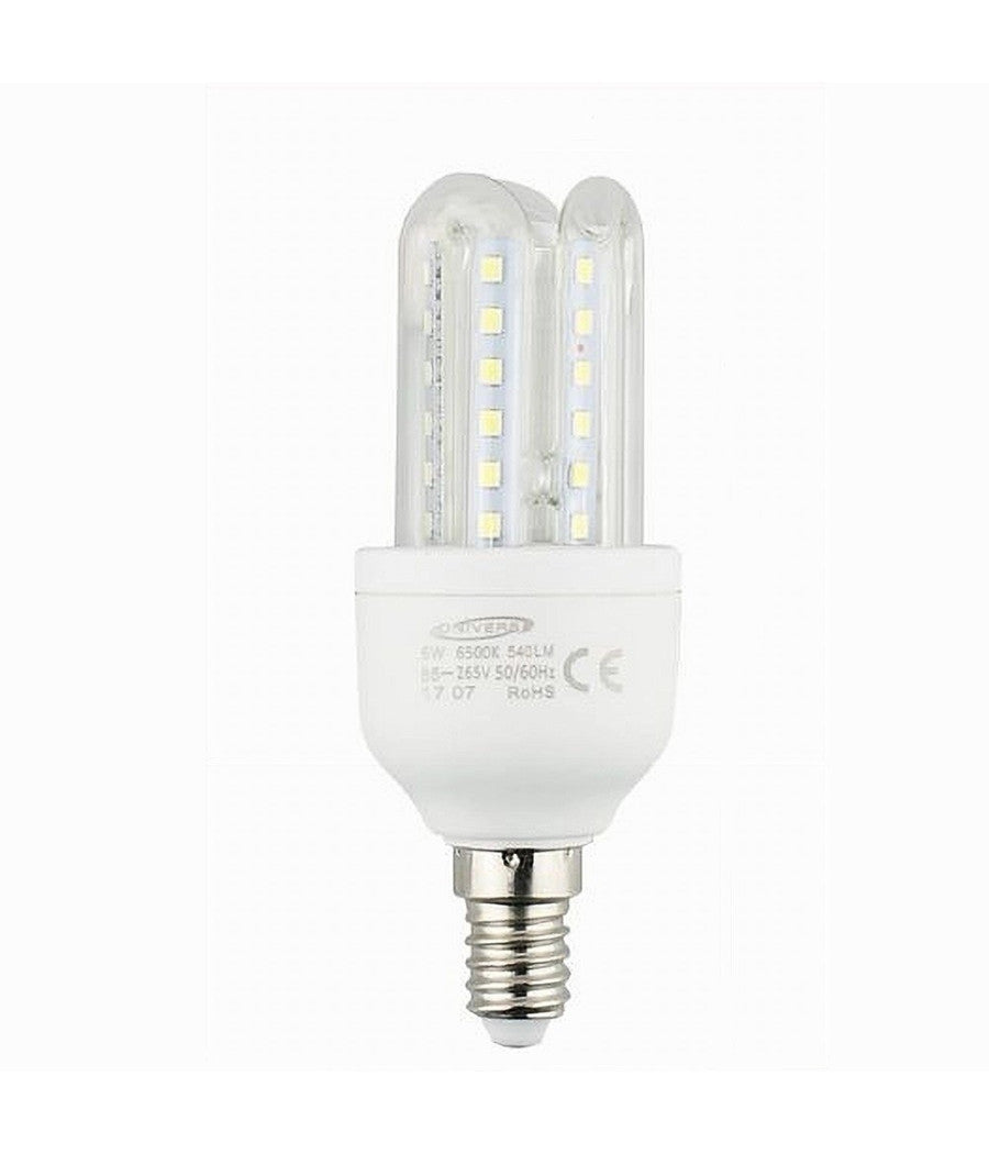 Lampadina Led E14 3u 6 Watt Luce Calda 3000k Fredda 6500k Naturale 4000k 3u-02         