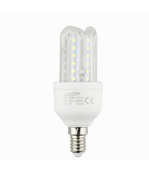 Lampadina Led E14 3u 6 Watt Luce Calda 3000k Fredda 6500k Naturale 4000k 3u-02  -bianco Caldo      -