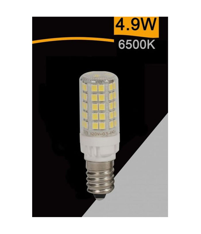 Lampadina Led E14 4.9w 600lm Tubolare Luce 3000k 6500k 4000k Sparac-e14-4.9w-ce2  -bianco Freddo      -