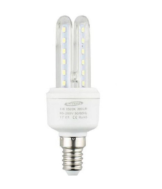 Lampadina Led E14 5w Bianco Caldo 3000k Freddo 6500k Naturale 4000k 24d 2u-01t         