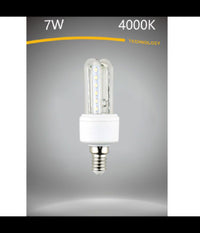 Lampadina Led E14 7 W Bianco Caldo 3000k Freddo 6500k Naturale 4000k 2u-02t  -bianco Naturale      -