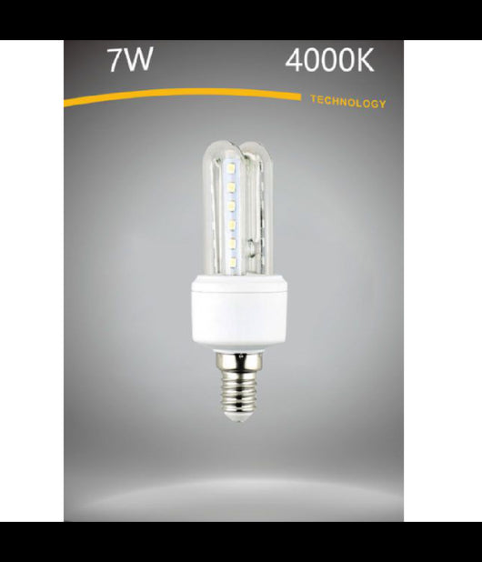 Lampadina Led E14 7 W Bianco Caldo 3000k Freddo 6500k Naturale 4000k 2u-02t  -bianco Naturale      -