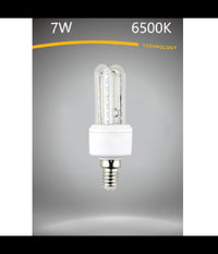 Lampadina Led E14 7 W Bianco Caldo 3000k Freddo 6500k Naturale 4000k 2u-02t  -bianco Freddo      -