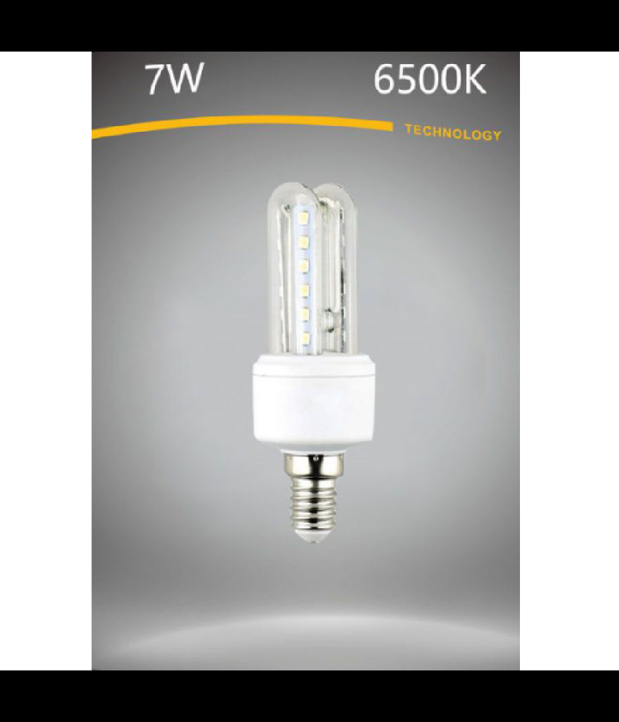 Lampadina Led E14 7 W Bianco Caldo 3000k Freddo 6500k Naturale 4000k 2u-02t         