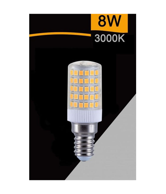 Lampadina Led E14 8w 880lm Tubolare Luce Fredda Calda Naturale Sparac-e14-8w-ce1         