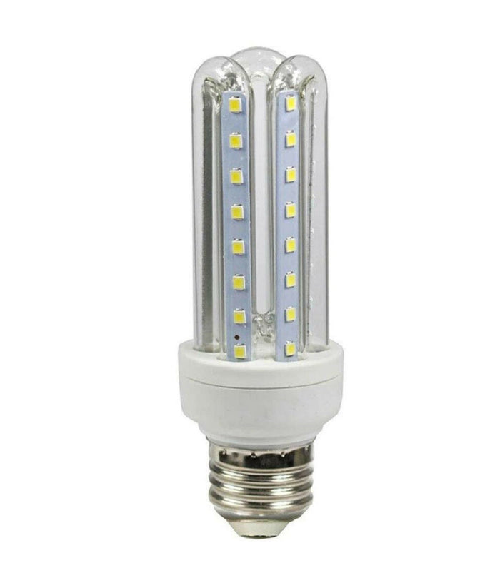 Lampadina Led E27 12 W Lampada Tubolare Luce Calda Fredda Naturale U-12w  -bianco Caldo      -