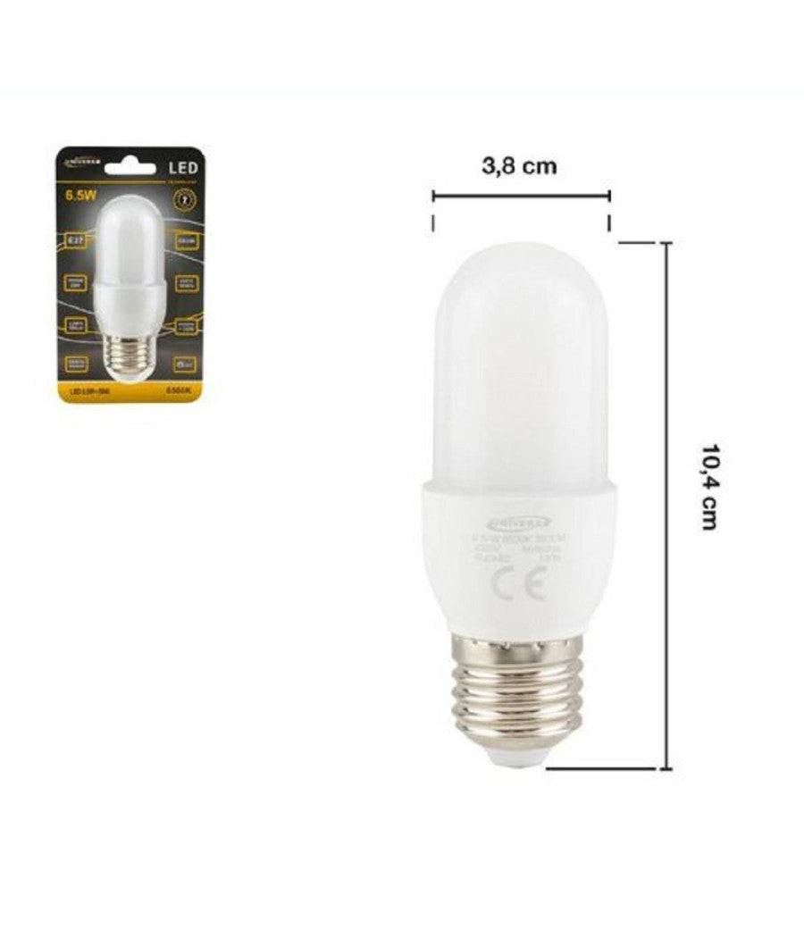 Lampadina Led E27 6,5watt Luce 6500k 3000k 4000k Lampada 580lm Illuminazione C38         