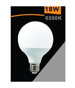 Lampadina Led E27 G95 18w Forma A Globo Luce Bianca Calda Fredda Naturale G95-09         