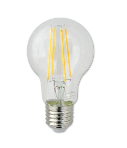 Lampadina Led Filamento 8 W E27 A60 Sfera Luce 6500k 3000k 4000k 880lm A60-t8  -bianco Freddo      -