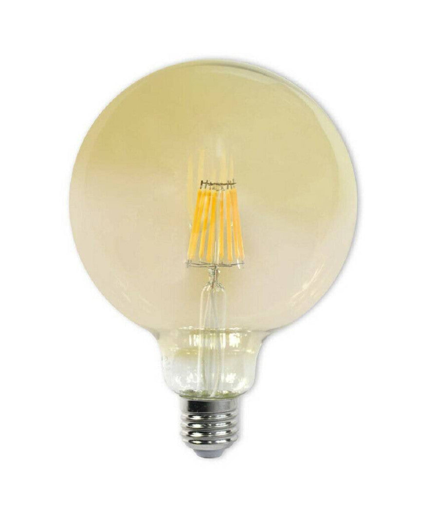 Lampadina Led Filamento Vintage 12 W E27 Ambrato Globo G125 Luce Calda G125-o12c         