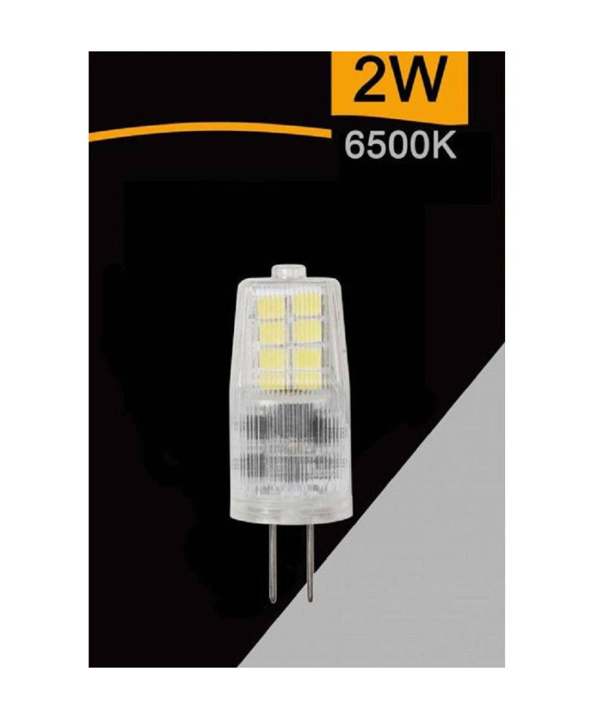 Lampadina Led G4 Ac/dc 12v 2 W 200 Lumen Luce 4000k 3000k 6500k Spardc-g4-2w-ce3         