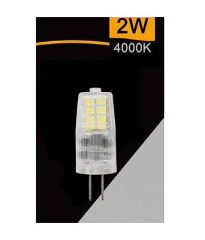 Lampadina Led G4 Ac/dc 12v 2 W 200 Lumen Luce 4000k 3000k 6500k Spardc-g4-2w-ce3         