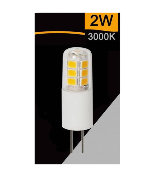 Lampadina Led G4 Ac/dc 12v 2 Watt 250 Lm Luce 3000k 6500k 4000k Spardc-g4-2w-002  -bianco Caldo      -