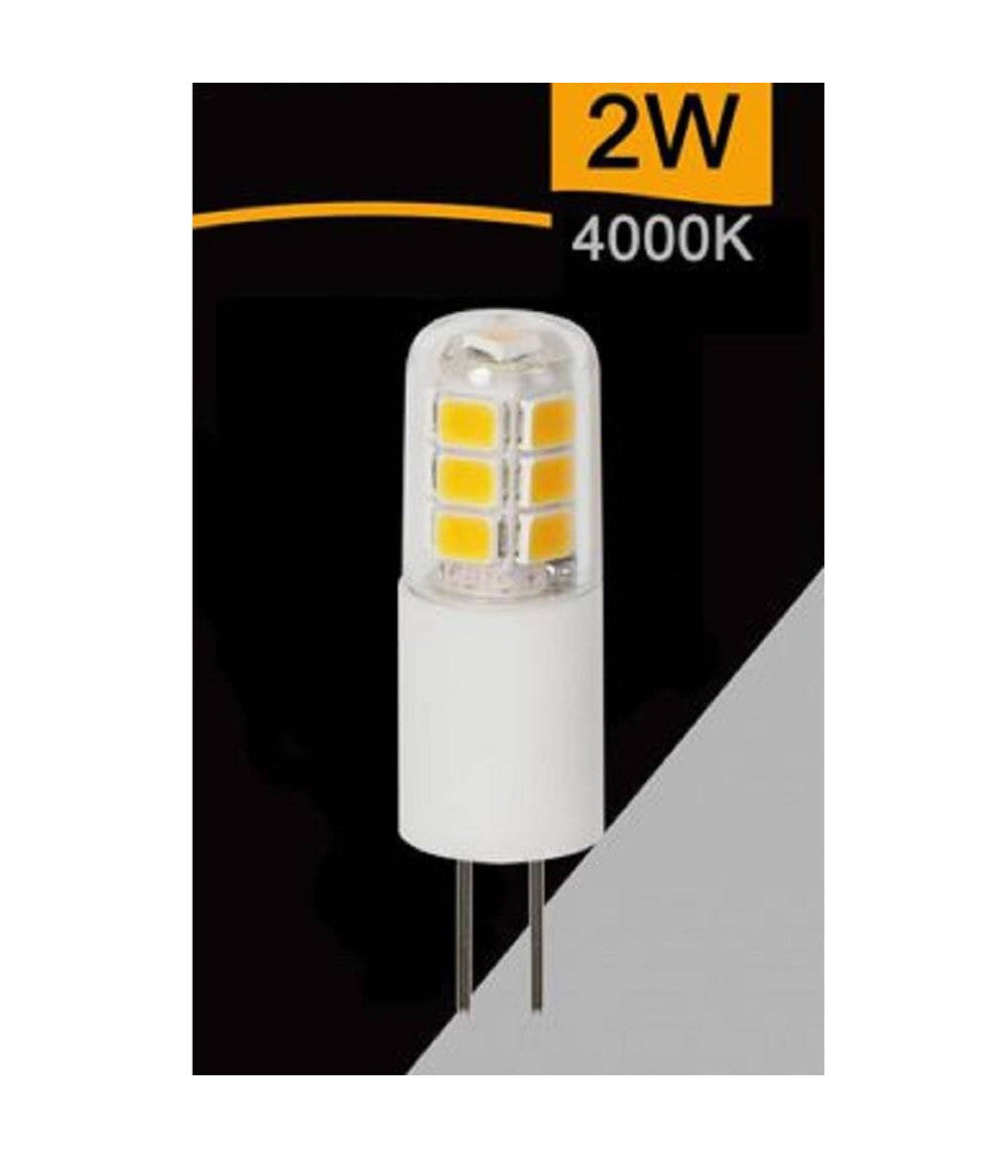 Lampadina Led G4 Ac/dc 12v 2 Watt 250 Lm Luce 3000k 6500k 4000k Spardc-g4-2w-002  -bianco Naturale      -