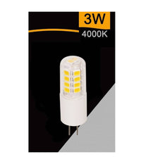 Lampadina Led G4 Ac/dc 12v 3 Watt 360 Lm Luce 6500k 3000k 4000k Spardc-g4-3w-002         