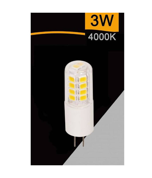 Lampadina Led G4 Ac/dc 12v 3 Watt 360 Lm Luce 6500k 3000k 4000k Spardc-g4-3w-002  -bianco Naturale      -