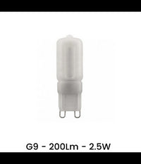 Lampadina Led G9 2.5 Watt Luce Bianco Caldo 3000k Freddo 6500k Naturale 4000k  -bianco Freddo      -