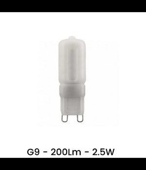 Lampadina Led G9 2.5 Watt Luce Bianco Caldo 3000k Freddo 6500k Naturale 4000k  -bianco Freddo      -