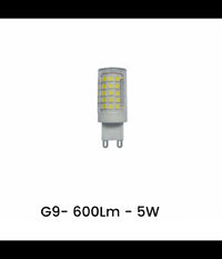 Lampadina Led G9 5 Watt Luce Bianco Calda 3000k Fredda 6500k Naturale 4000k         