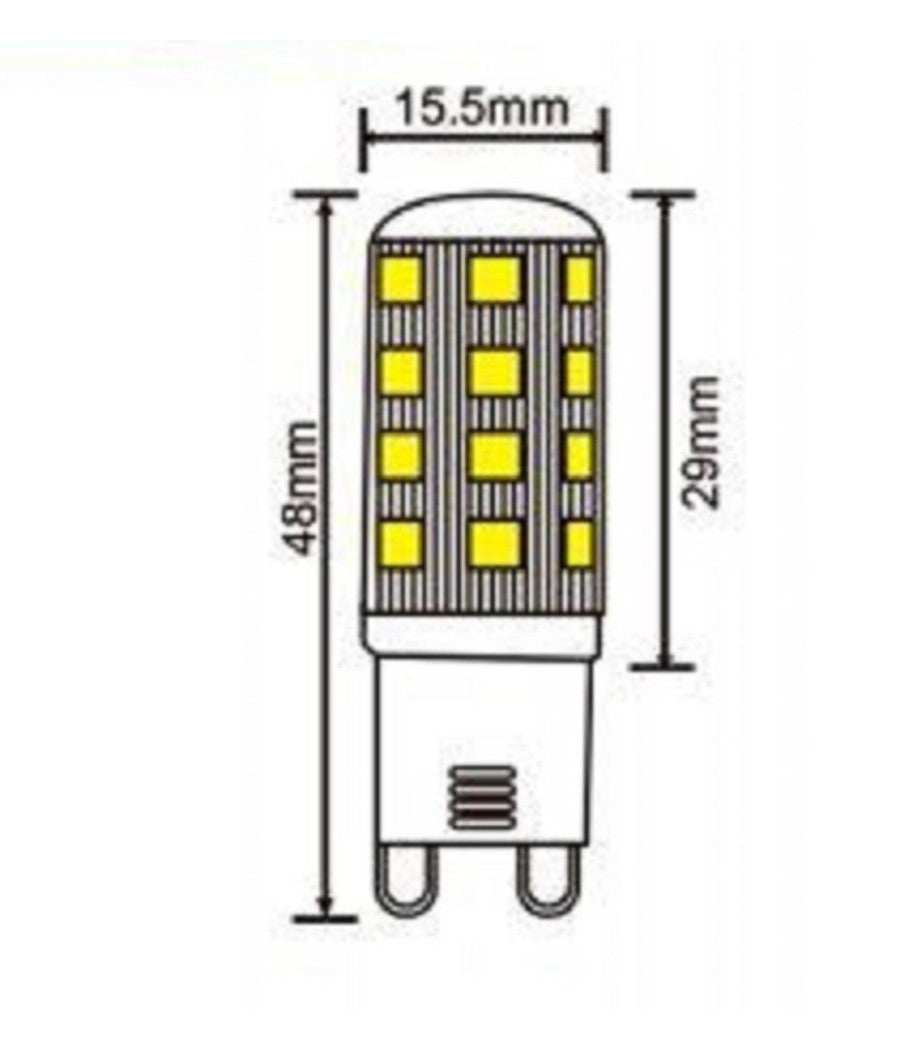 Lampadina Led G9 Spotlight 2.5w Tubolare Luce Calda Fredda Naturale 250lm G9-2.5w         