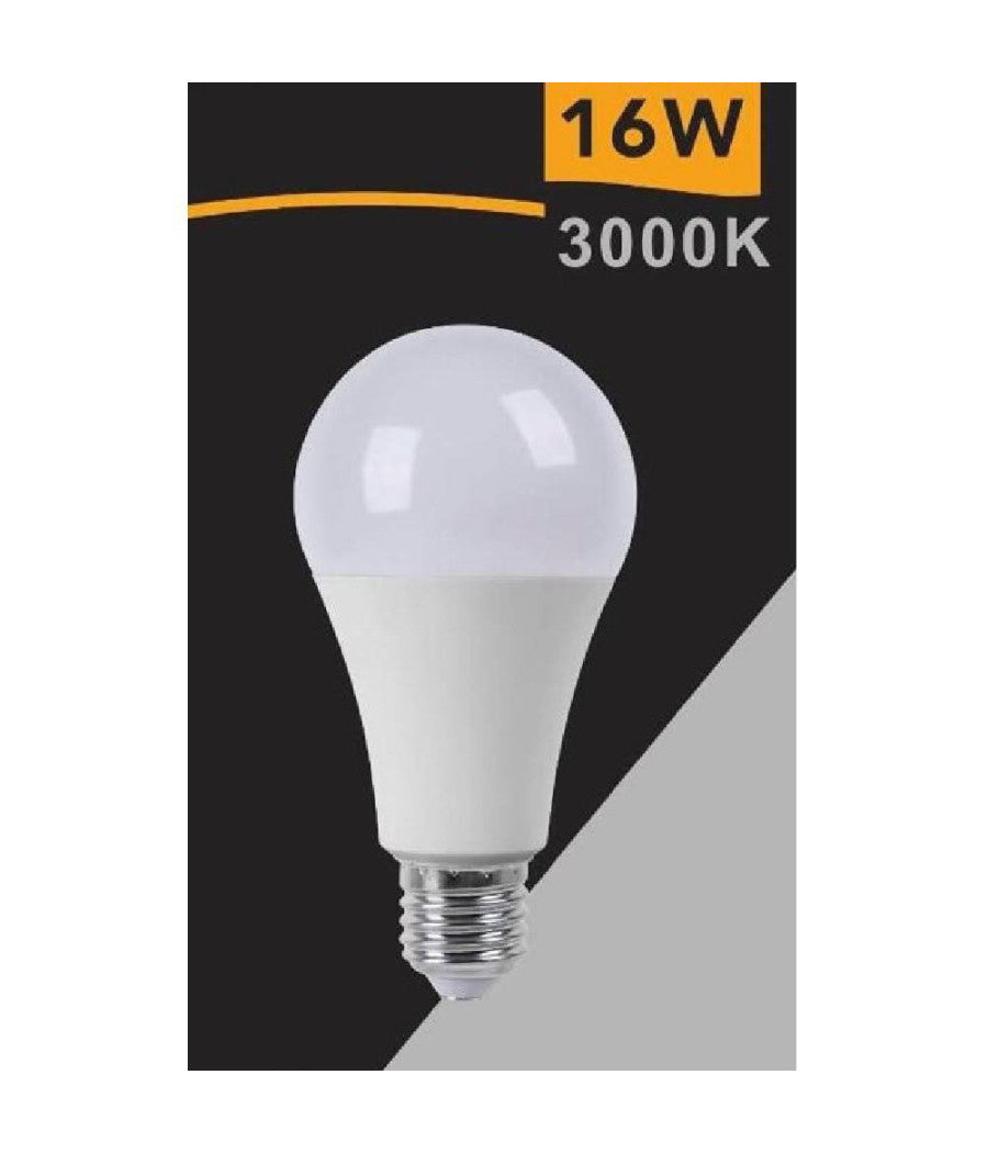 Lampadina Led Globo E27 16w Luce Fredda 6500k Calda 3000k Naturale 4000k A70-16w         