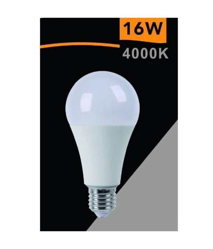 Lampadina Led Globo E27 16w Luce Fredda 6500k Calda 3000k Naturale 4000k A70-16w         