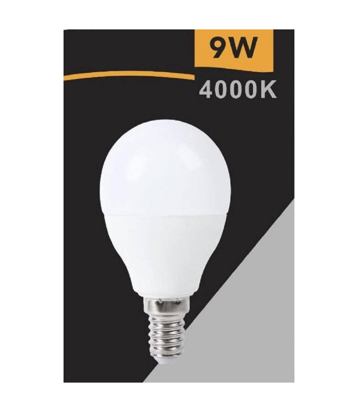 Lampadina Led Globo G45 E14 9w Luce Fredda 6500k Calda 3000k Naturale 4000k G45t-9w  -bianco Naturale      -