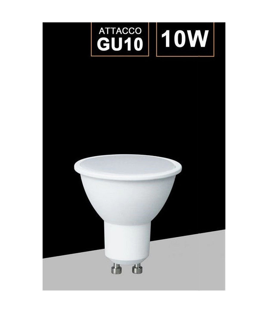 Lampadina Led Gu10 10watt Faretto Spotlight 110° Luce 3000k 4000k 6500k Gu10-10w  -bianco Caldo      -