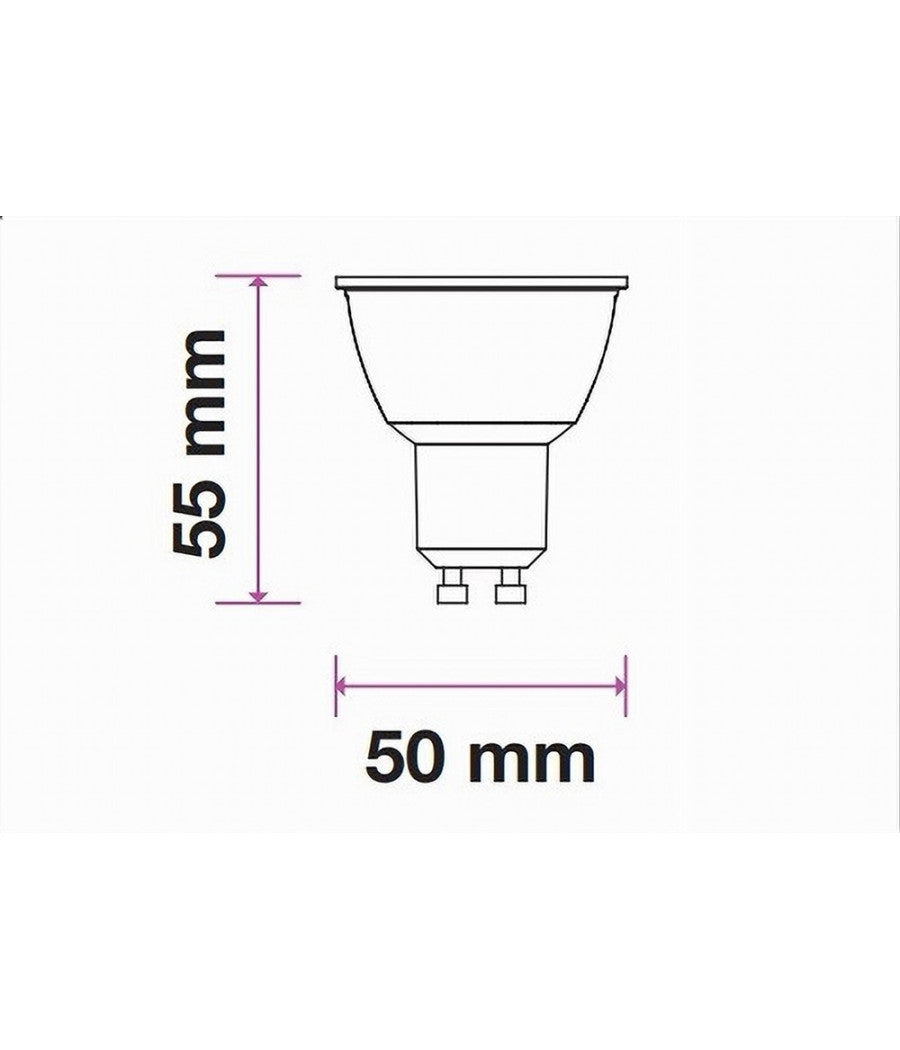 Lampadina Led Gu10 3w Faretto Spotlight Rgb Con Telecomando Cromoterapia Gu10-rgb         