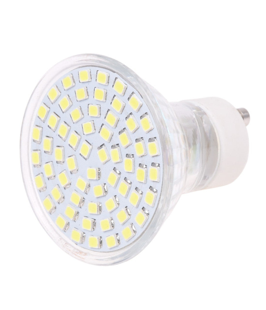 Lampadina Led Gu10 60led Smd 220v Faretto Lampada Spot 4w Fredda Calda Naturale         