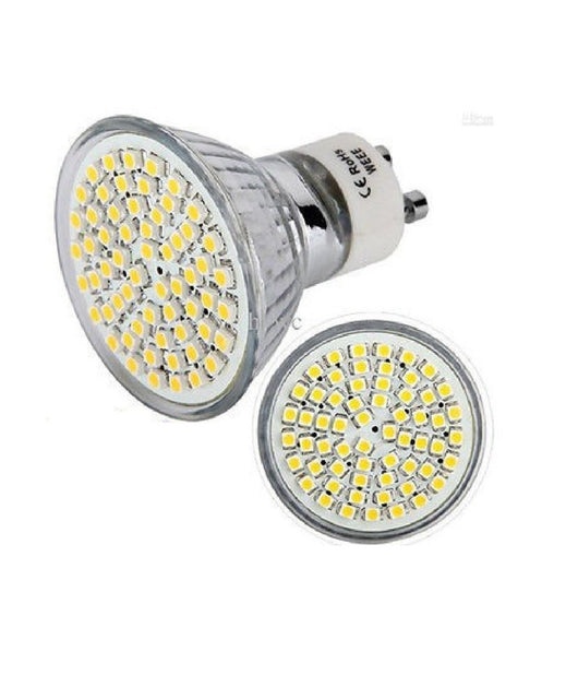 Lampadina Led Gu10 60led Smd 220v Faretto Lampada Spot 4w Fredda Calda Naturale  -bianco Freddo      -