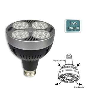 Lampadina Led Par30 E27 35 W 24 Led Faretto Luce 3000k 4000k 6500k 3500lm P30-1         