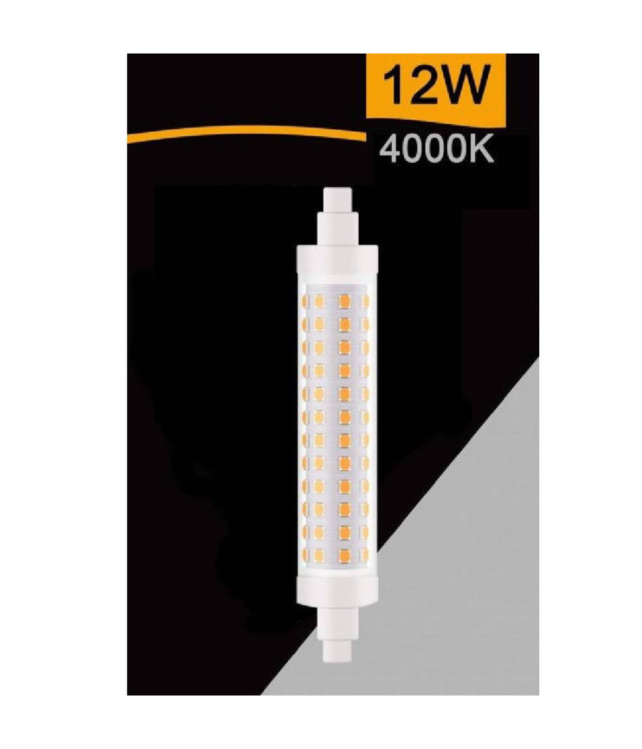 Lampadina Led R7s 12 W 1320lm Tubolare Luce 3000k 4000k 6500k Sparac-r7s-12w-001  -bianco Naturale      -