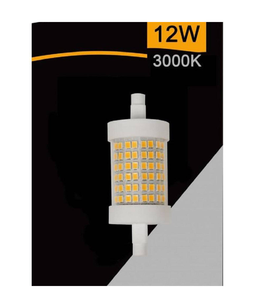 Lampadina Led R7s 12 Watt 1320 Lumen Luce 3000k 6500k 4000k Sparac-r7s-12w-002  -bianco Caldo      -