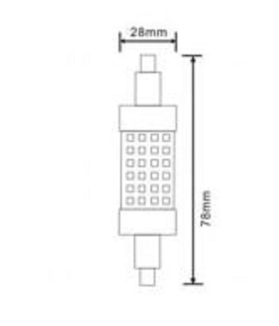 Lampadina Led R7s 12 Watt 1320 Lumen Luce 3000k 6500k 4000k Sparac-r7s-12w-002         