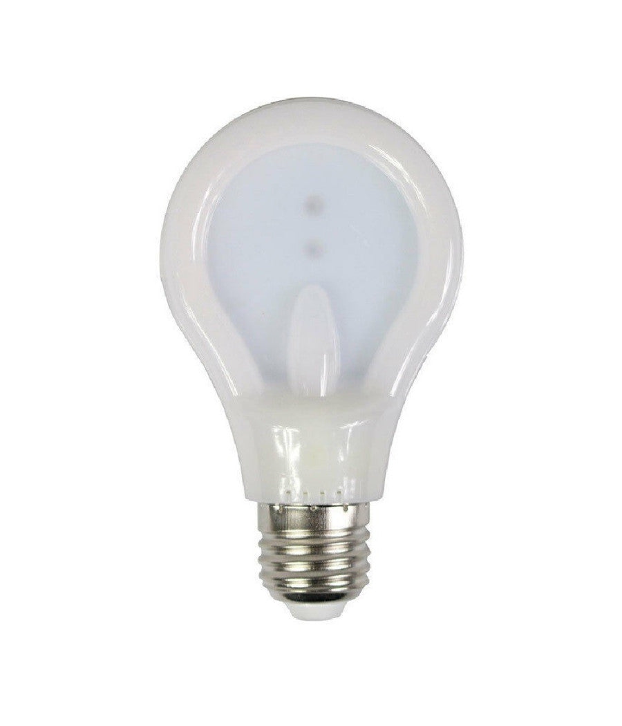 Lampadina Led Slim Piatta 9 Watt E27 Luce 6500k 4000k 3000k Illuminazione A80         