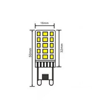 Lampadina Led Smd Dimmerabile G9 4w 400lm Luce 3000k 4000k 6500k Sparac-g9-4w-tge1         