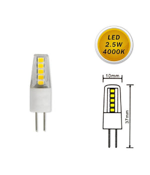 Lampadina Led Smd G4 2 W 12v Luce Fredda 6500k Calda 3000k Naturale 4000k G4-06  -bianco Naturale      -