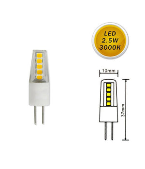 Lampadina Led Smd G4 2 W 12v Luce Fredda 6500k Calda 3000k Naturale 4000k G4-06  -bianco Caldo      -