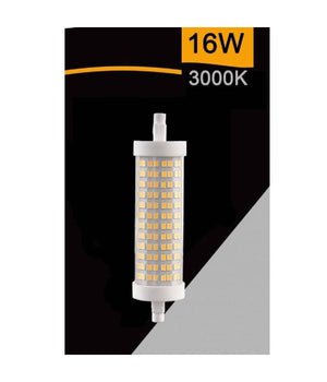 Lampadina Led Smd R7s L118 16w Tubolare Luce 3000k 4000k 6500k Sparac-r7s-16w-001         