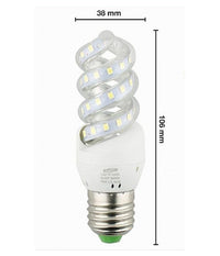 Lampadina Led Spirale Attacco E27 7watt Luce 6500k 3000k 4000k Illuminazione S02         