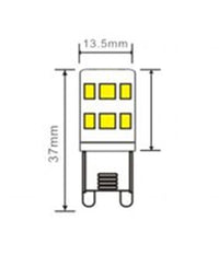 Lampadina Tubolare Led G9 2.5 W 280 Lm Luce 3000k 4000k 6500k Sparac-g9-2.5w-ce1         